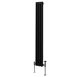 Monstershop Radiateur Traditionnel Double Colonne 1800x202 Noir