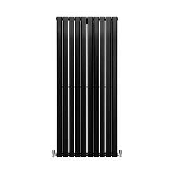 Monstershop Radiateur Plat Noir Mat
