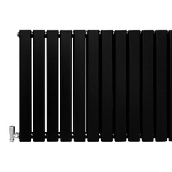 Acheter Monstershop Radiateur Plat Noir Mat