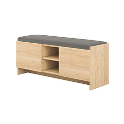 Pegane Banc à chaussures - Bois clair