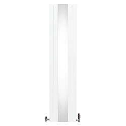 Monstershop Radiateur Plat avec Miroir - Blanc