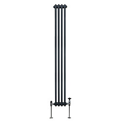 Monstershop Radiateur Double Colonne - Gris Anthracite