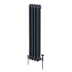 Monstershop Radiateur Traditionnel Triple Colonne Anthracite