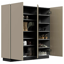 Avis Mpc Meuble à chaussures Cubanite - Taupe