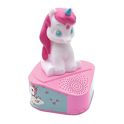 Lexibook Enceinte Bluetooth Lumineuse - Licorne Enceinte Bluetooth avec figurine lumineuse - Motif Licorne - Port USB - Support MP3