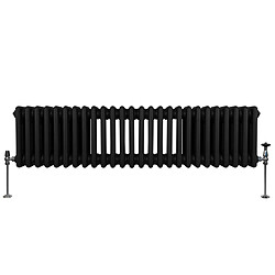 Monstershop Radiateur Traditionnel à Triple Colonne - Noir