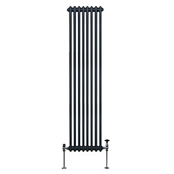 Monstershop Radiateur Double Colonne - Gris Anthracite
