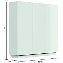 Mpc Meuble à chaussures Cubanite - Taupe pas cher