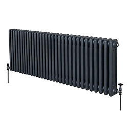 Monstershop Radiateur Triple Colonne - Gris Anthracite
