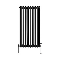 Monstershop Radiateur Traditionnel Triple Colonne Noir