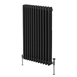 Monstershop Radiateur Traditionnel Triple Colonne Noir