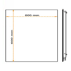 Ilo Radiateur Diamant 60x60 cm - 400W