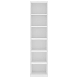 Acheter vidaXL Armoire à CD - Blanc