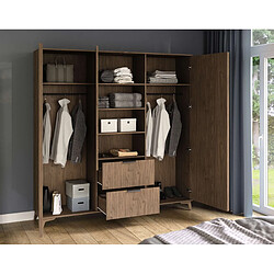 Bestmobilier Armoire Portmore Bois