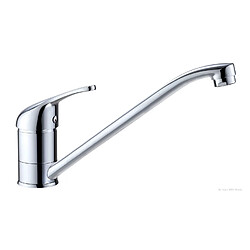 Robinet mitigeur d'évier de cuisine - Chrome