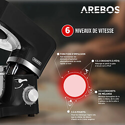 Avis Arebos AR-HE-KM15X2S - Noir
