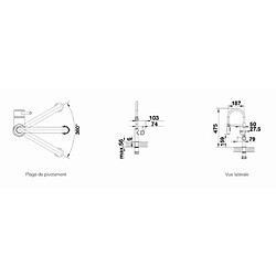 Avis Mitigeur avec douchette noir mat - 525793 - BLANCO