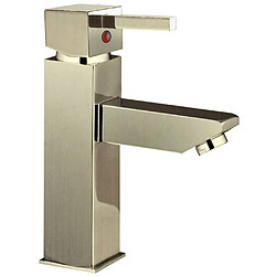 Mitigeur de lavabo - Acier brossé