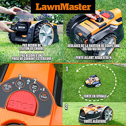 Acheter LAWNMASTER Robot 24V sans fil périmétrique