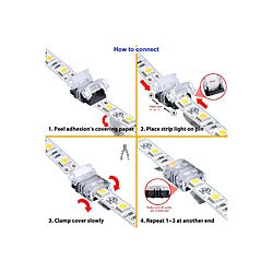 Ledkia Connecteur HIPPO pour ruban LED IP20