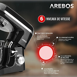 Avis Arebos Robot de cuisine - Noir