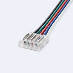 Ledkia Connecteur HIPPO double pour ruban LED RGBW pas cher