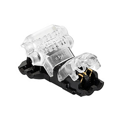 Ledkia Connecteur type T 2 pôles pour ruban LED