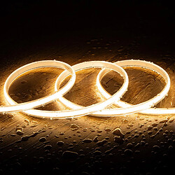 Ledkia Ruban LED COB 220V IP65 blanc chaud