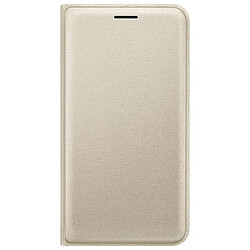 SAMSUNG Étui Flip Wallet Gold Galaxy J1 2016