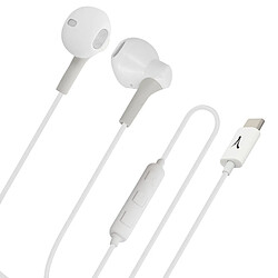 Écouteurs USB-C Akashi Blanc