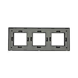 Ledkia Cadre PC 3 Emplacements Modern - Blanc pas cher
