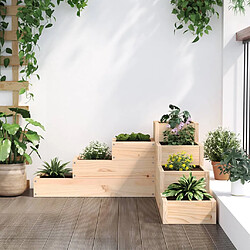 Avis vidaXL Jardinière 4 niveaux - Pin massif