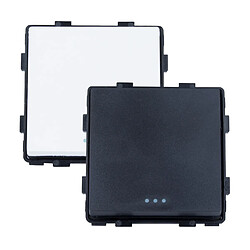 Ledkia Bouton Poussoir Simple Modern - Noir