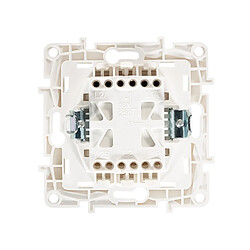 Ledkia Interrupteur Double Classic - Argent