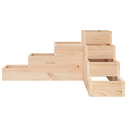 Acheter vidaXL Jardinière 4 niveaux - Pin massif