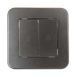 Avis Ledkia Interrupteur Volets Roulants Classic - Argent