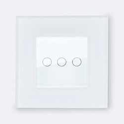 Avis Ledkia Interrupteur tactile triple - Noir