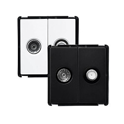 Ledkia Prise TV+Satellite - Noir