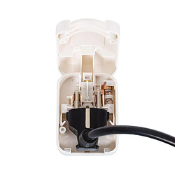 Ledkia Adaptateur prise F vers G - Blanc