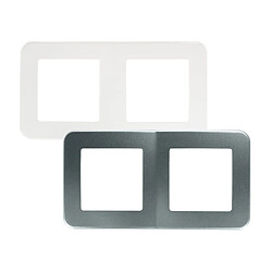 Ledkia Cadre PC 2 emplacements Classic - Blanc