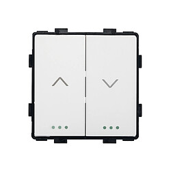 Ledkia Bouton-poussoir volets roulants - Blanc