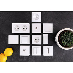 Zenitech Bel'Vue Prise 2P+T - Blanc pas cher