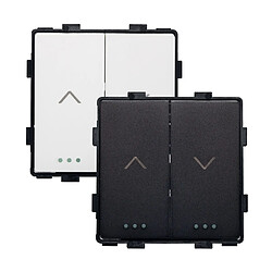 Ledkia Bouton-poussoir volets roulants - Blanc