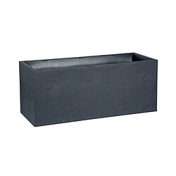 EDA Plastiques EDA Jardinière Volcania - Gris Anthracite
