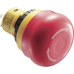 Arrêt d’urgence AB6E-3BV02PRM - Rouge