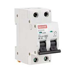 Ledkia MAXGE Disjoncteur 1P+N - 16 A
