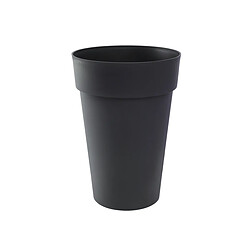 EDA Plastiques EDA Pot de fleur Toscane Ø46 cm - Anthracite