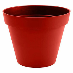 EDA Plastiques EDA Pot de fleur Toscane - Rouge rubis