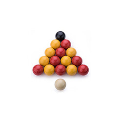 Jardindeco Lot de Boules de Billard - Anglais