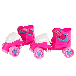 Street Rider Patins à Roulettes Junior Patins à roulettes réglables - Taille 24-30 - Couleur rose